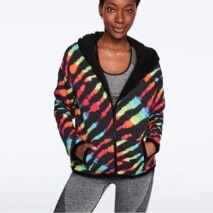 Pink Victoria’s Secret Reversible hoodie